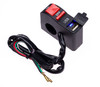  Motorcycle On Off Kill Switch with USB Port fits 22mm 7/8 inch Handlebars