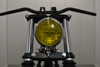 4.75" 120mm Chrome Bates E-marked Yellow Metal Motorcycle Motorbike Headlight