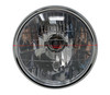 CHROME Steel 6.5" 6 1/2" 12V 35W E-marked Project Retro Motorbike Trike Headlight
