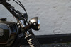 6" Matt Black & Chrome H4 Retro Headlight Project Cafe Racer Scrambler Motorbike