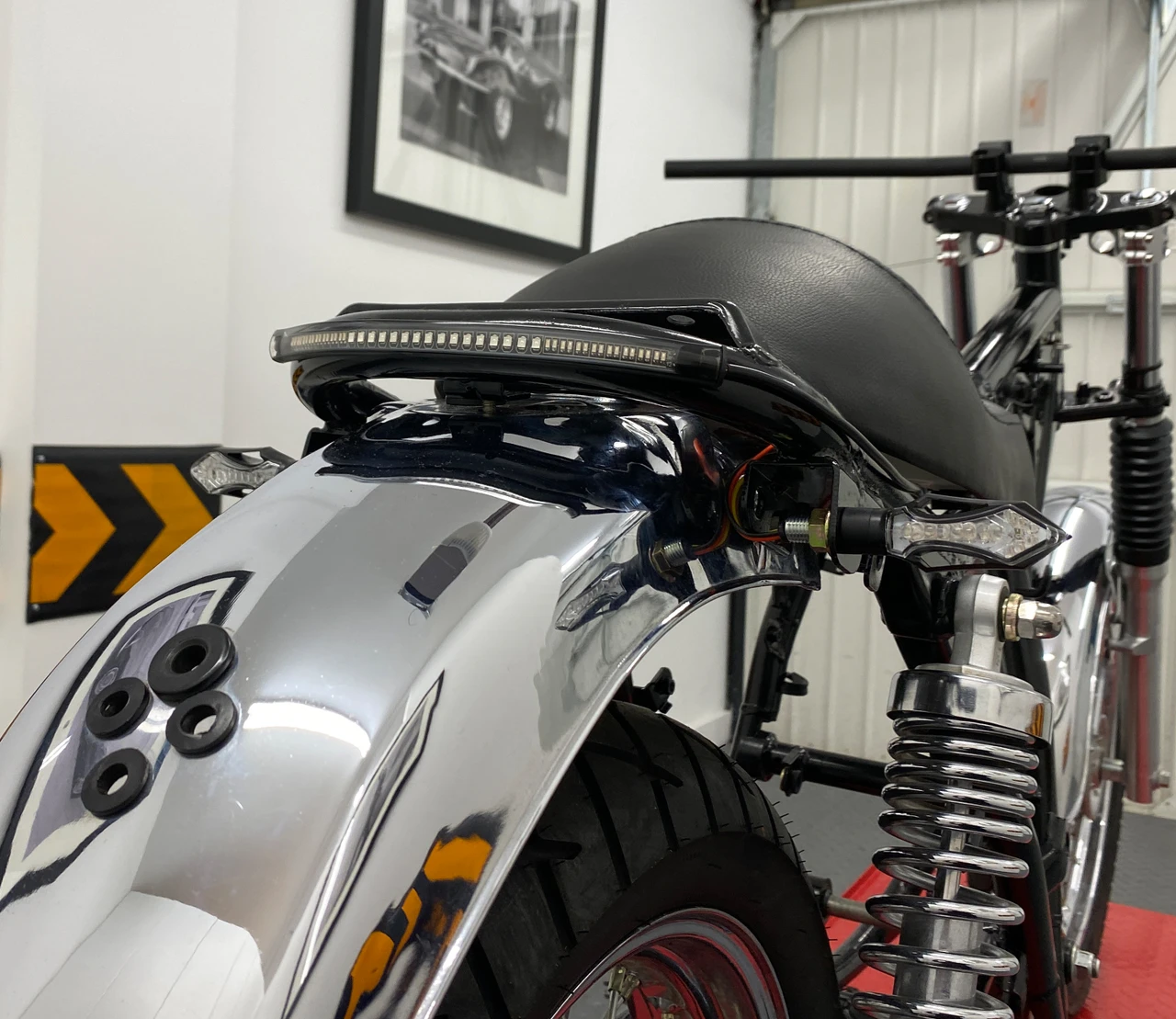 Motorcycle Motorbike LED Rear Indicators with Integrated Stop & Tail Lights