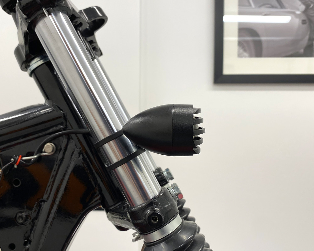 High Quality Chrome Aluminium Bullet LED Retro Vintage Custom Motorbike