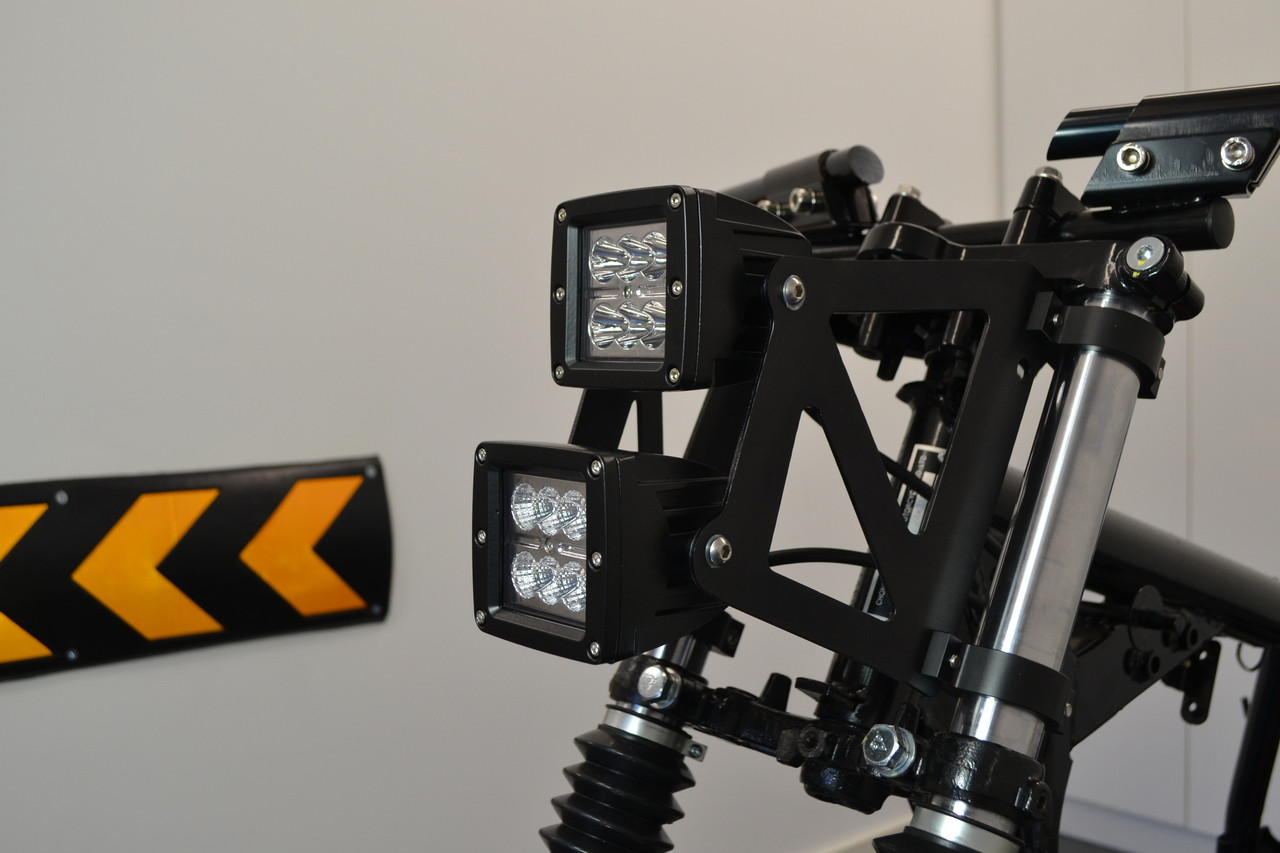Dual Stacked LED Headlight Motorbike Motorcycle Streetfighter Project ...