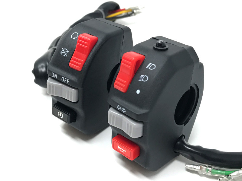 Switchgear Cluster Kit for Motorbikes Quads & Trikes with 22mm 7/8