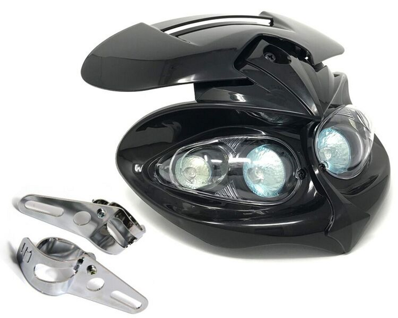 custom streetfighter headlight