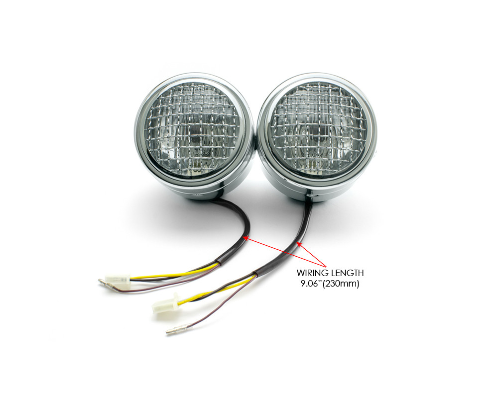 Alchemy Parts Motorcycle Vertical Stacked Headlight and Projector Mount E-Marked 50-51mm Forks Streetfighter Cafe Racer