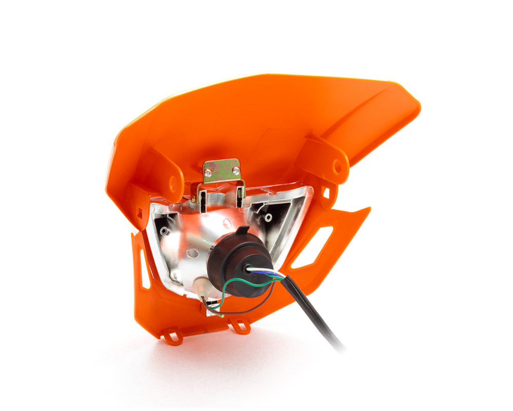 Motorbike Headlight Mask - Supermoto & Streetfighter - Orange