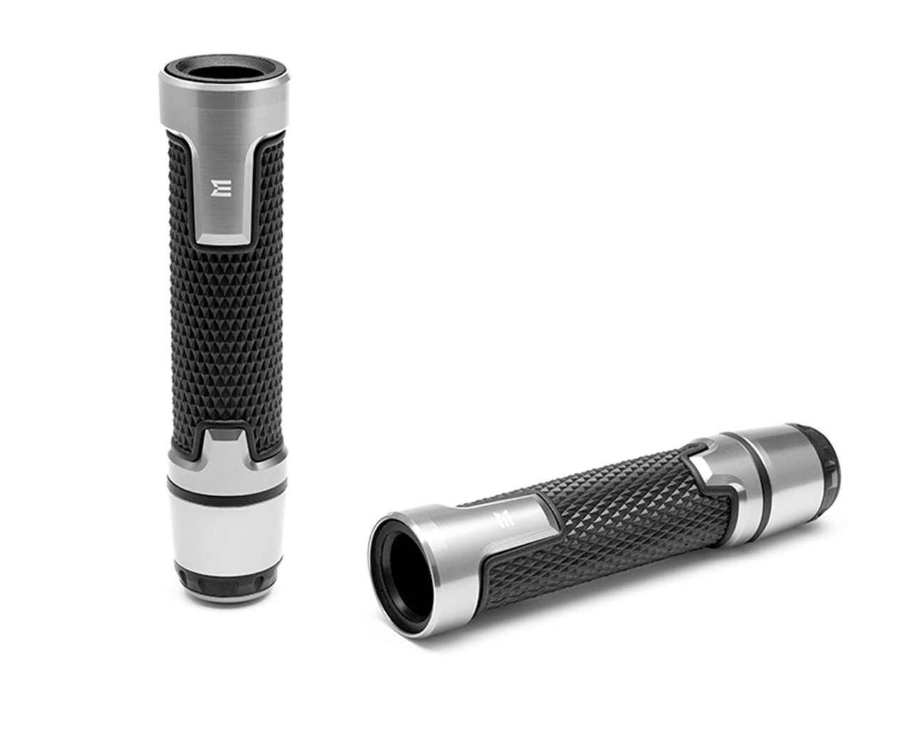 Red Motorbike Hand Grips & Bar Ends For 22mm Bars - Anodised Aluminium - High Quality