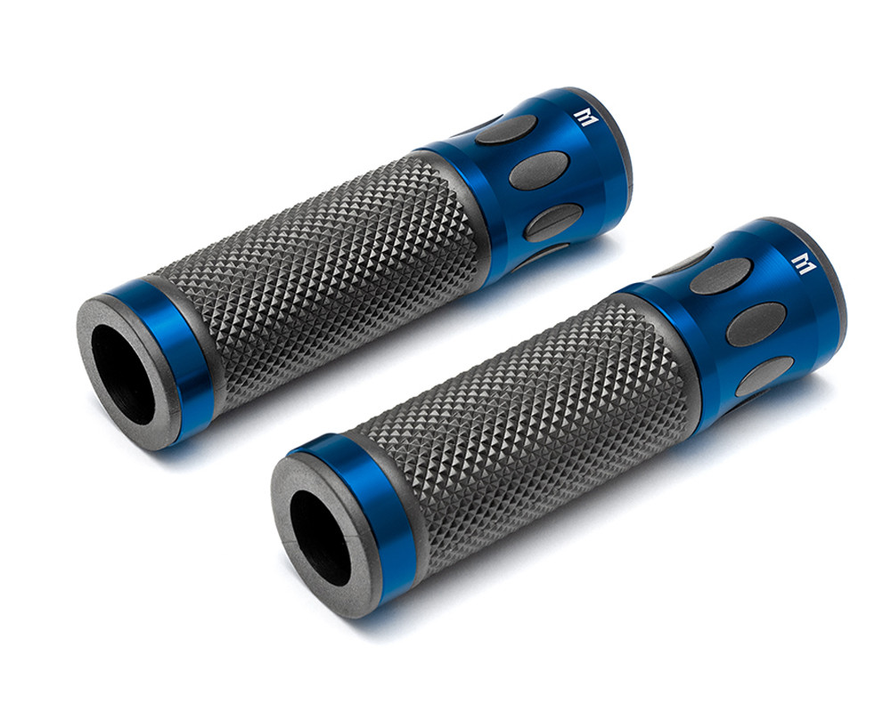 Stuurrol / stuurbeschermer Tomos logo blauw 205mm