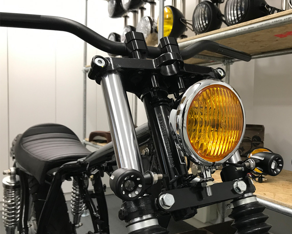 Motorbike Front LED Indicators with Driving Light DRL - Integrated ...