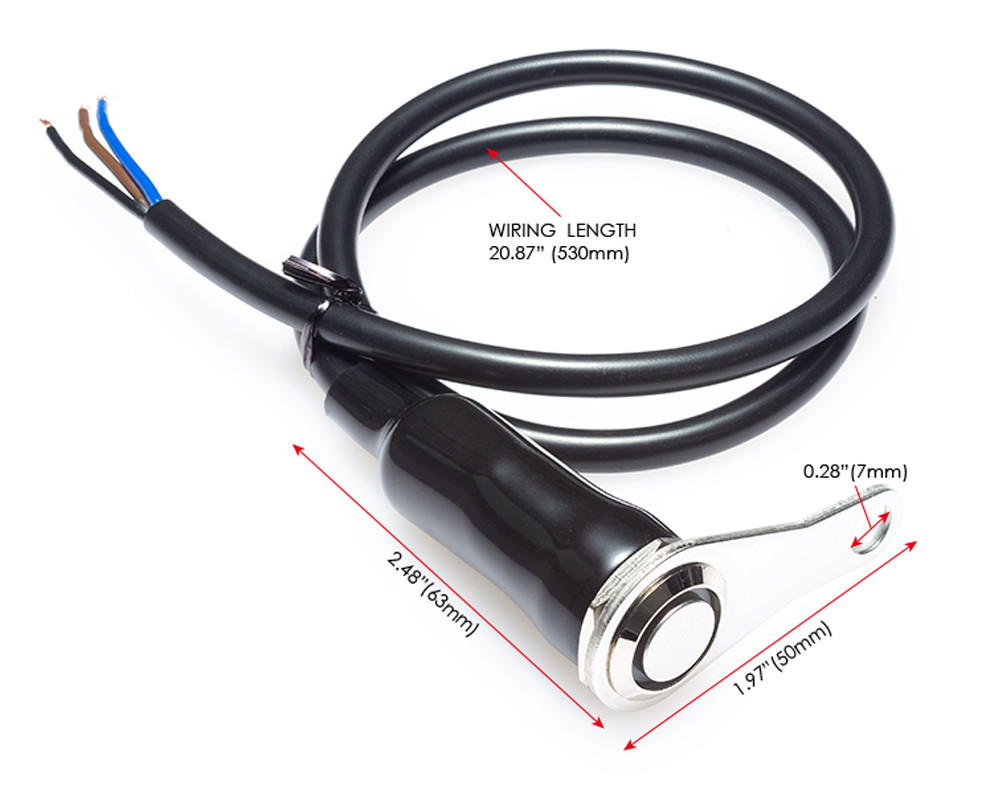 12V Universal Motorcycle Scooter LED Headlight Switch Headlamp On Off 12V Universal Motorcycle Scooter LED Headlight Switch Headlamp On Off