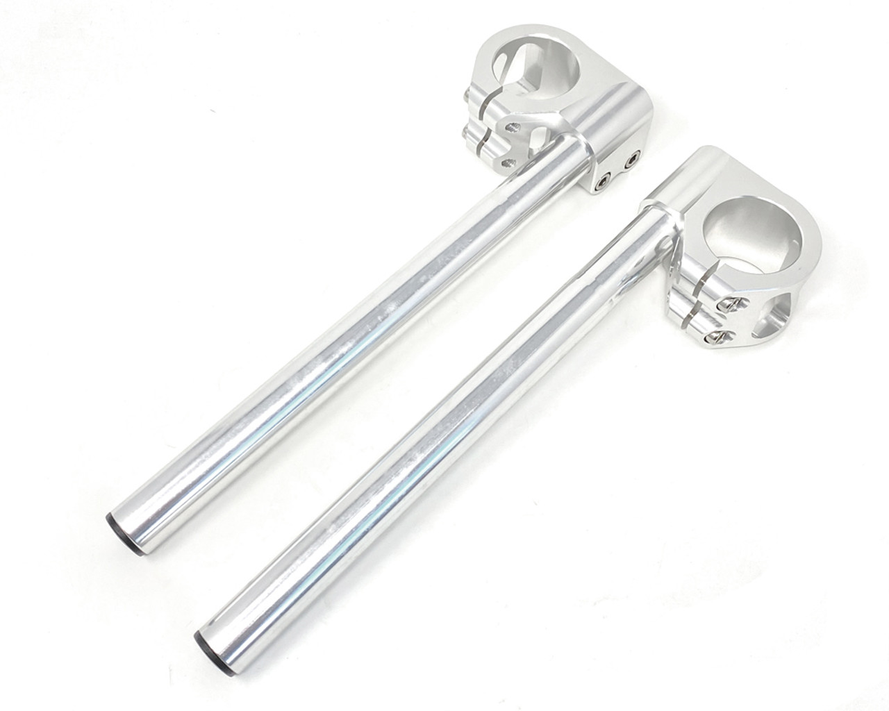 Motorcycle Clip On Handlebars for Forks Billet Alloy for Cafe