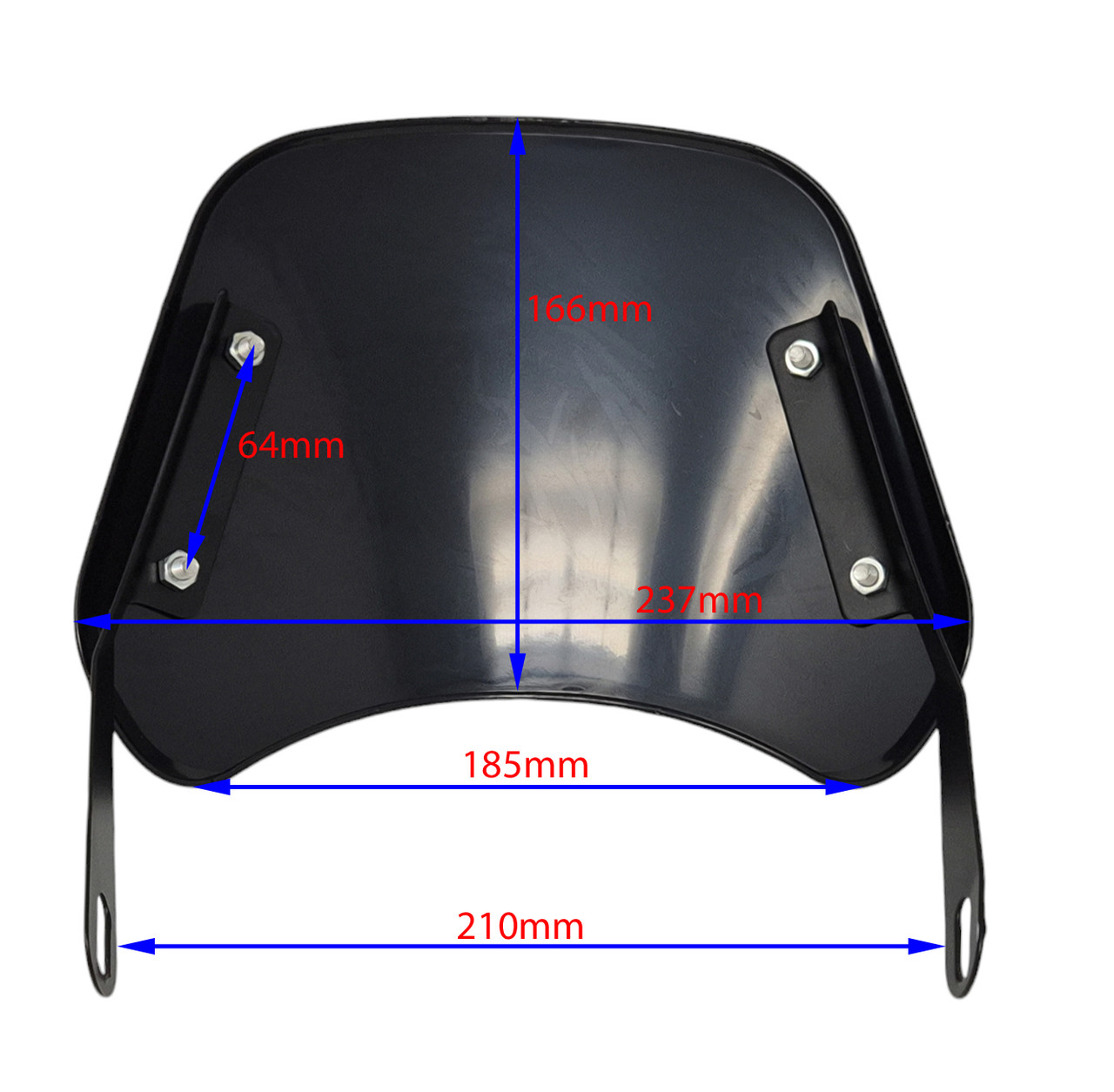 Motorbike Windscreen Windshield Wind Deflector Shield Screen Visor Glass With Bracket For Ducati Multistrada V4 V4s V4s Sport 2021 2022 2023 I4090063722