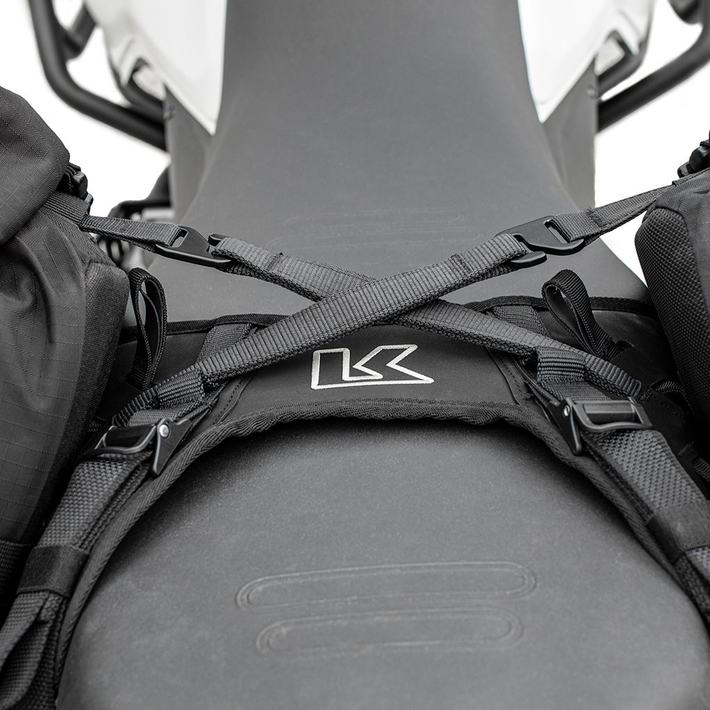 OS-Base for Ducati DesertX – Rackless Adventure Luggage System