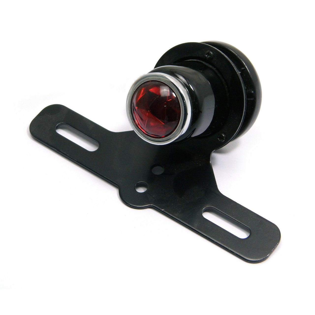 Universal Black Lucas Mt110 Replica 12v Rear Stop Light For Cafe