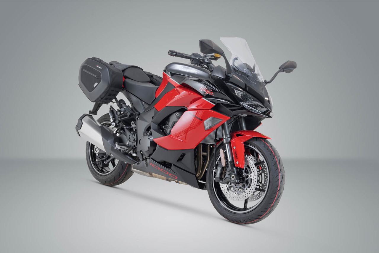 Sw-Motech PRO BLAZE H saddlebag set Black. Kawasaki Z 1000 SX