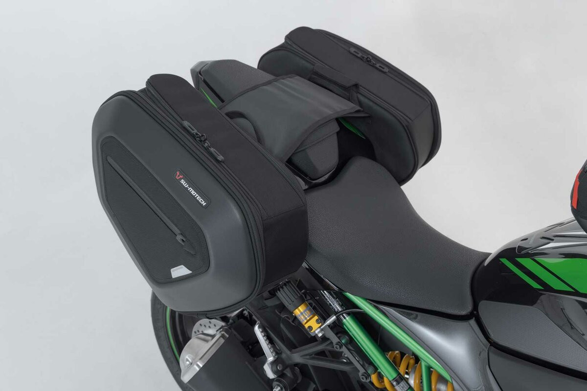 PRO BLAZE H saddlebag set Black. Kawasaki Z900 SE (20-). - Alchemy