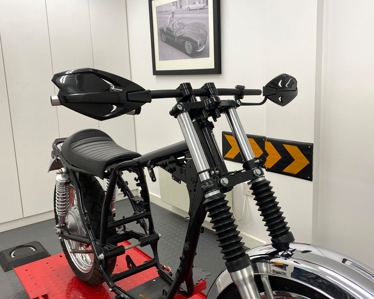 Universal Pair of Black Handguards / Wind Deflectors / Wind