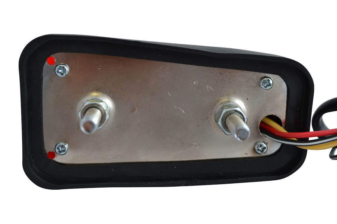 Enduro Dirt Bike Rear Fender LED Brake Stop Tail Light Turn - Foto 13