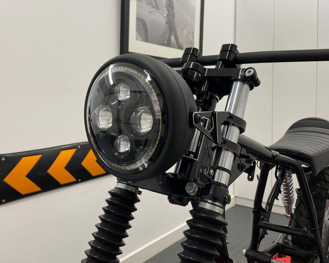 High Quality Projector LED Matt Black Project Motorbike