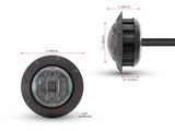 Motorbike LED Running Lights / Indicators Turn Signals - 2" 50mm - Smoked Lens Motorbike LED Running Lights / Indicators Turn Signals - 2" 50mm - Smoked Lens