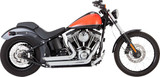 Vance & Hines Shortshots Staggered Exhaust System - 17325 - Harley Davidson FLS 1690
