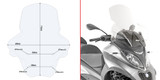 GIVI TRANSPARENT WINDSCREEN - D5613ST - PIAGGIO MP3 500 SPORT