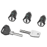 Givi Smart Security Lock Kit SLR102 - Security Lock unification kit for 2 cases, including key with logo, metal reserve key and 2 coded cylinders