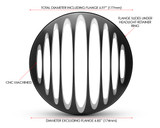Thick Prison Grill 7" INCH Motorbike Headlight Cover Guard for Cafe Racer Scrambler Project Retro Thick Prison Grill 7" INCH Motorbike Headlight Cover Guard for Cafe Racer Scrambler Project Retro