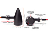 LED Indicators - REAR with Integrated Stop and Taillight for Custom Retro Project LED Indicators - REAR with Integrated Stop and Taillight for Custom Retro Project