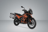 TRAX ADV aluminium case system Silver. 45/37 l. 790 Adv/R, 890 Adv/R, 890 SM T.