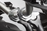 Bar back for Ø 28 mm handlebar H=30 mm. Back 22 mm. Silver. Bar back for Ø 28 mm handlebar H=30 mm. Back 22 mm. Silver.