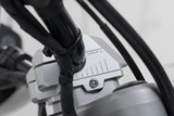 Bar back variable for Ø22 handlebars H=25mm. Back 5/10/15/20/25/30 mm. Silver.