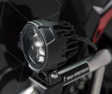 EVO high beam kit universal Black. With crash bar clamps for lights.