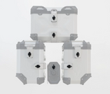 TRAX lock set with anti-theft protection EVO 9 matching locks, 2 keys. Anti-theft protection.