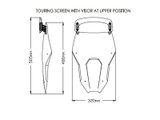 Touring Screen With Extender - 3819H