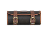 Khaki 2L Waxed Canvas Tool Roll Bag By Longride CUS121WKHA Khaki 2L Waxed Canvas Tool Roll Bag By Longride CUS121WKHA