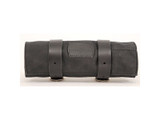 Black 0.5L Waxed Canvas Tool Roll Bag By Longride CUS125WBLA