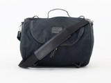 Black 23.3L Waxed Canvas Roll Bag By Longride CUS140WBLA Black 23.3L Waxed Canvas Roll Bag By Longride CUS140WBLA