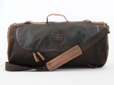 Khaki 32.5L Waxed Canvas Roll Bag By Longride CUS141WKHA