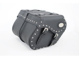 Black 38L Studded Iparex Saddlebags By Longride HC154A Black 38L Studded Iparex Saddlebags By Longride HC154A