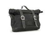Black 9.5L Waxed Canvas Multifit Saddlebag By Longride CUS133WBLA Black 9.5L Waxed Canvas Multifit Saddlebag By Longride CUS133WBLA
