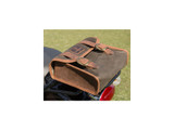 Khaki 4L Waxed Canvas Multifit Saddlebag By Longride CUS134WKHA Khaki 4L Waxed Canvas Multifit Saddlebag By Longride CUS134WKHA
