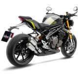 LV-10 Stainless Steel Slip-On Muffler - 15271 - TRIUMPH SPEED TRIPLE 1200 RR / RS / RX