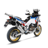 LV-12 Stainless Steel Slip-On Muffler - 15302 - HONDA CRF 1100 L AFRICA TWIN / ADVENTURE SPORT / DCT