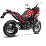 Leo Vince LV Pro Stainless Steel Slip-On Muffler - 14410E - MOTOMORINI X-CAPE 650 / A2