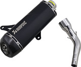 Stainless Steel Slip-On Line Scooter Muffler - S-VE3SO9-HRSSBL - VESPA GTS 300 I.E.