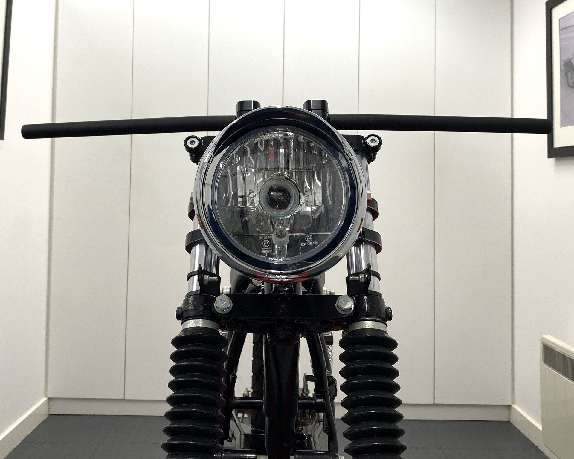 Universal Motorcycle Motorbike Trike Classic Chrome E-marked Headlight ...