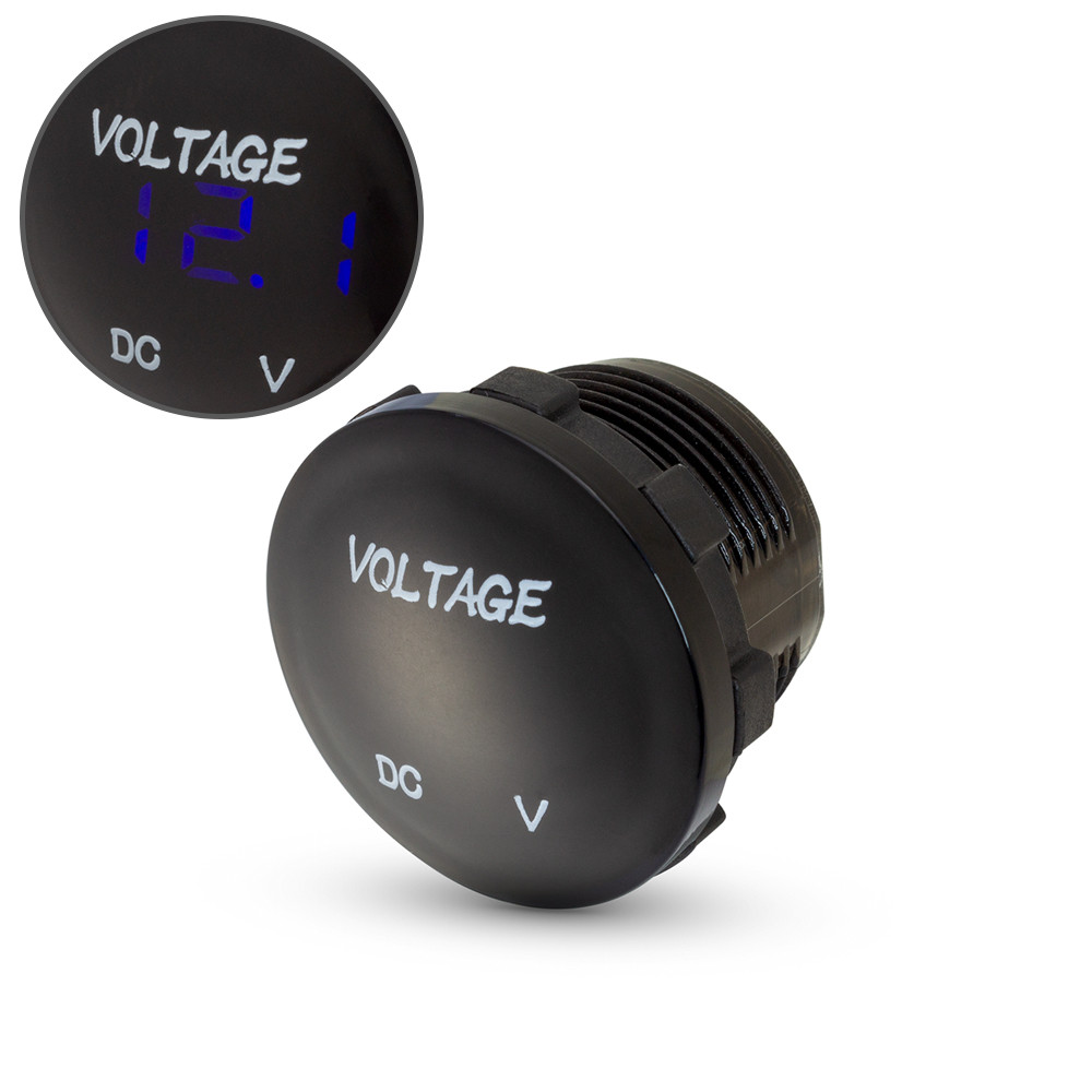 Car LED Dashboard Switch - Amber - 12V ON & OFF Button - Van Pick Up ...