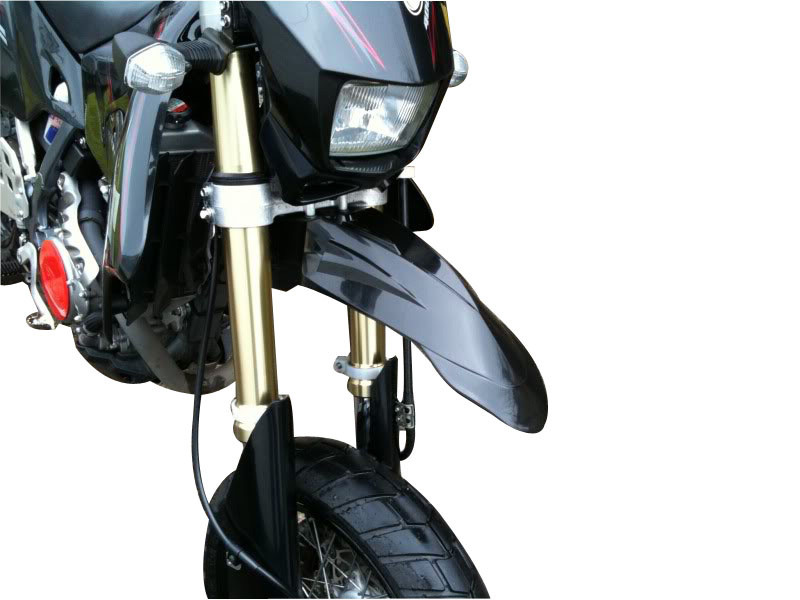 BLACK Universal Motorcycle Motorbike Mudguard / Fender for Supermoto